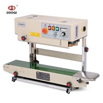 Máquina de vedação de embalagens de plástico DUOQI FR-770LW Sealer de banda contínua de estilo vertical