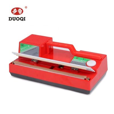 comprar DUOQI SF-270 Cor Vermelha Manual de plástico Prensa de mão Handy Sealer para embalagens versáteis online manufacture