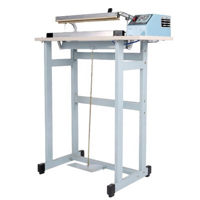 comprar 71000 mm DUOQI SFTD-600 CE Pedal de ferro de pé Enseal Sealer Saco Sealer com faca Sealer térmico Máquina de vedação semiautomática online manufacture