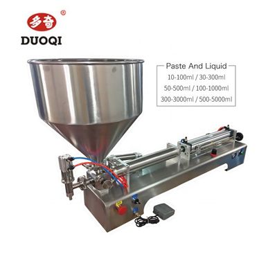 comprar Máquina de enchimento de pasta líquida pneumática horizontal online manufacture