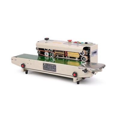 comprar 220 V/Hz DUOQI FR-770 Folha de alumínio pintada Sacos de plástico Bolsa Máquina de vedação contínua para painel digital online manufacture