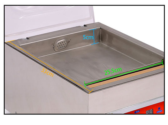 DUOQI DZ-260 260c Sealer de vácuo de câmara única para armazenamento de arroz Saco de plástico