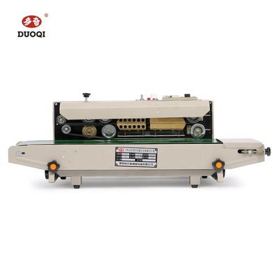 Máquina de vedação de sacos automática horizontal DUOQI FR900 selante térmico de banda contínua