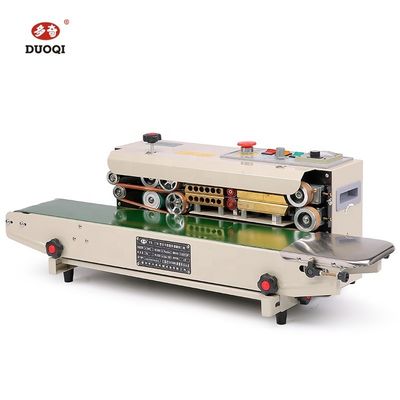 Máquina de vedação de banda contínua elétrica totalmente automática DUOQI FR-770