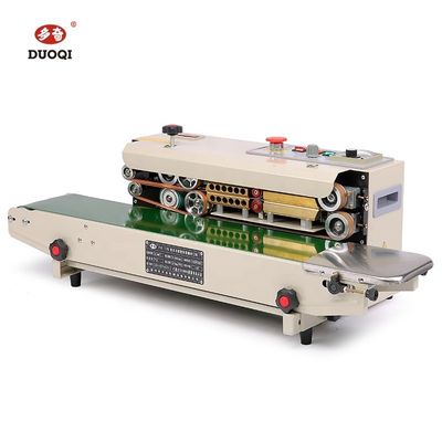Máquina de vedação de banda contínua elétrica totalmente automática DUOQI FR-770
