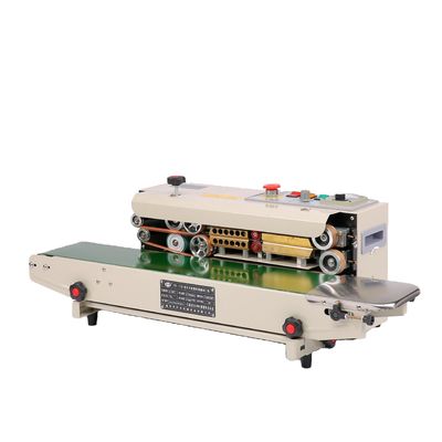 23 kg FR-770 Máquina de vedação contínua de banda de aço inoxidável para embalagens de bolsas