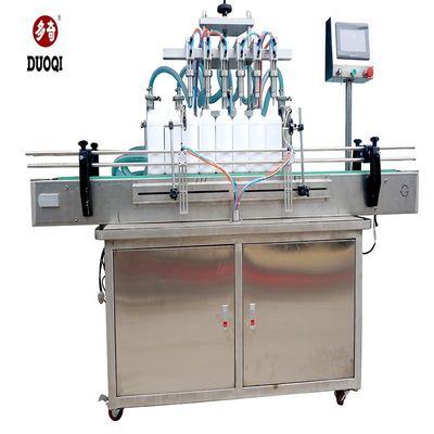 DUOQI YT6T-6G Máquina pneumática de enchimento de líquido 6 bicos de enchimento para leite