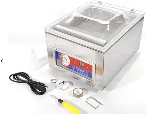 DUOQI DZ-260C Sealer a vácuo de câmara única para embalagens industriais de alimentos de escritório