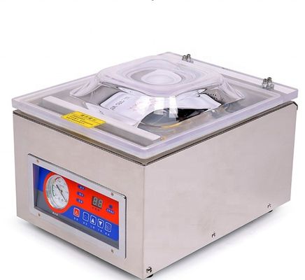 DUOQI DZ-260C Sealer a vácuo de câmara única para embalagens industriais de alimentos de escritório