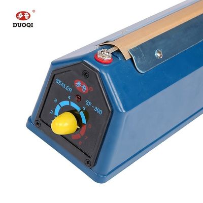 Máquina de embalagem portátil de vedação manual para sacos de plástico de 300 mm