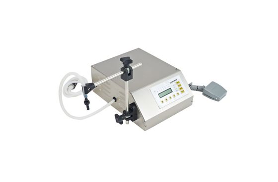 Máquina de enchimento de garrafas de água mineral líquida de tipo elétrico semiautomática