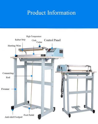 Carry Sword Pedal Sealer Machine Cutter Type Sealer para Big Bag Retail Food Packaging