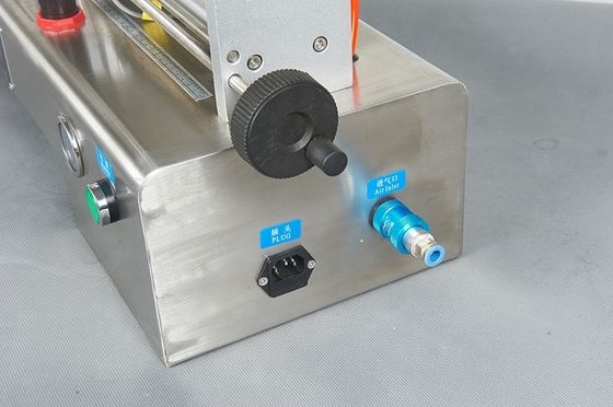Máquina de preenchimento de pasta elétrica semiautomática de cabeça dupla para bebidas de sumo