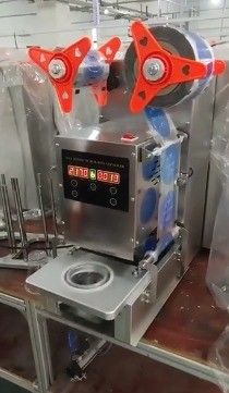 Máquina de vedação de copos de plástico com bolhas de chá de 35 kg DUOQI QDF-95 com enchimento e vedação de copos