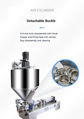 Máquina de enchimento industrial de alta precisão de aço inoxidável