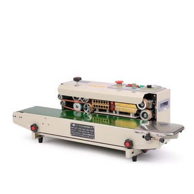 Suporte técnico por vídeo FR770 Sealer de banda horizontal portátil para material de embalagem de madeira
