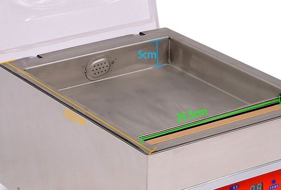 SS 85750 mm Máquina de embalagem a vácuo de carne com forro de borracha e ampla gama de aplicações