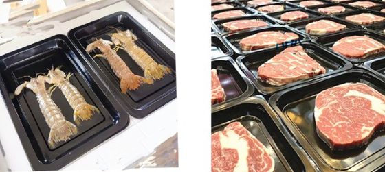 Máquina de embalagem a vácuo para processamento de alimentos cozidos
