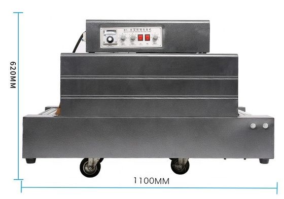 Máquina de embalagem de película de plástico E-CVT com transportador de rede de ferro
