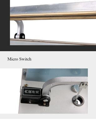 DUOQI SFP-400 Saco de filme de plástico Pedal de pé Máquina de vedação térmica Semi-automática de vedação de alimentos