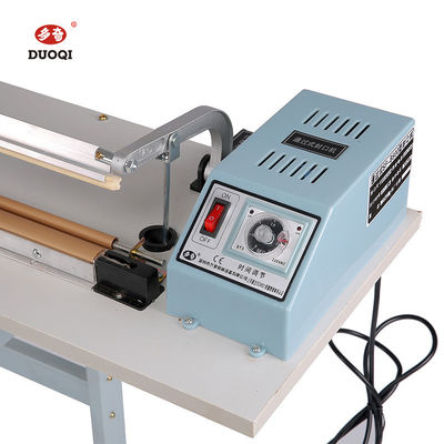 DUOQI SFP-400 Saco de filme de plástico Pedal de pé Máquina de vedação térmica Semi-automática de vedação de alimentos