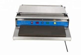 Suporte on-line Máquina de embrulho de carne de vegetais de fast food para vedação de supermercados