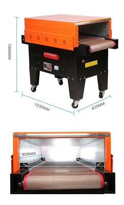 DUOQI BS-G4525 Máquina de embalagem de filme de contração por jato térmico para embalagens de PVC POF 0 m/min