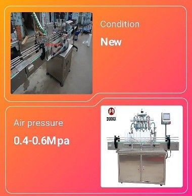 500 BPH Máquina de enchimento de garrafas de vidro de plástico líquido