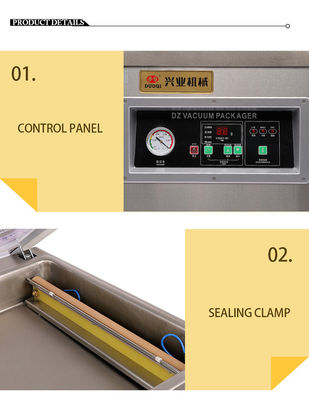 Máquina de embalagem a vácuo automática de alimentos para pão e carne DUOQI