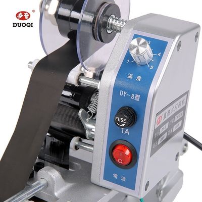 DY-8 Máquina de impressão manual de fita de carimbo a quente Industrial para codificação da data de validade