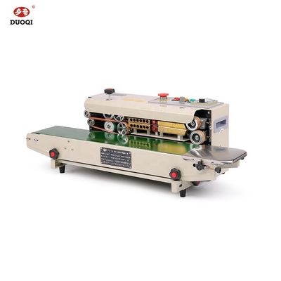 220 V/Hz DUOQI FR-770 Folha de alumínio pintada Sacos de plástico Bolsa Máquina de vedação contínua para painel digital