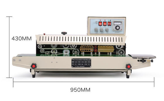 FR-980 impressora de codificador de tinta Saco de plástico contínuo vertical Sealer de banda térmica