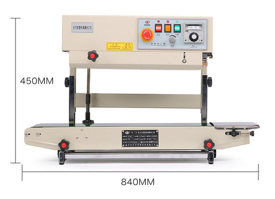 Máquina de vedação de embalagens de plástico DUOQI FR-770LW Sealer de banda contínua de estilo vertical