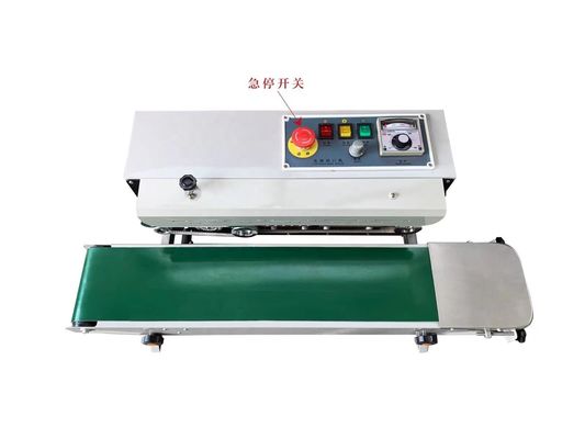 FR-900 Máquina de vedação de banda horizontal durável para filmes de sacos de PVC