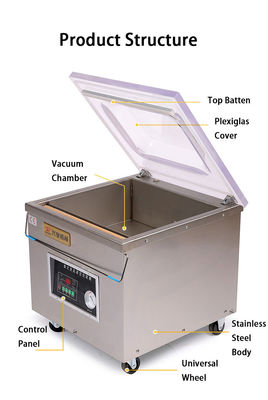 Máquina de embalagem industrial de pó de café DZ-350 Máquina de embalagem de vácuo pequeno