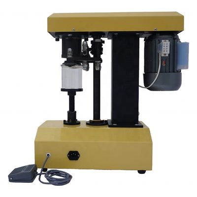 Metal/Alumínio/PET/Paper Screw Round Cap Can Semi-Automatic Seamer DUOQI DQ-160 25 Can/Min