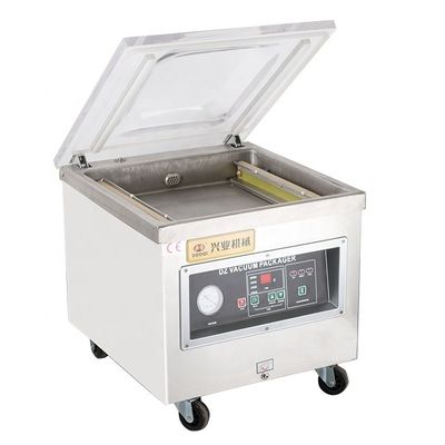 2 Sello DUOQI DZ-300 Sello a vácuo de tipo de mesa para equipamento de carne de peixe e carne bovina líquida