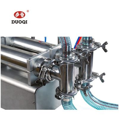 Máquina de enchimento de frascos de leite de coco líquido a motor elétrico para linha de produção