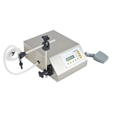 Máquina de enchimento de líquido CNC compacta semiautomática pequena para shampoo de bebidas perfumadas